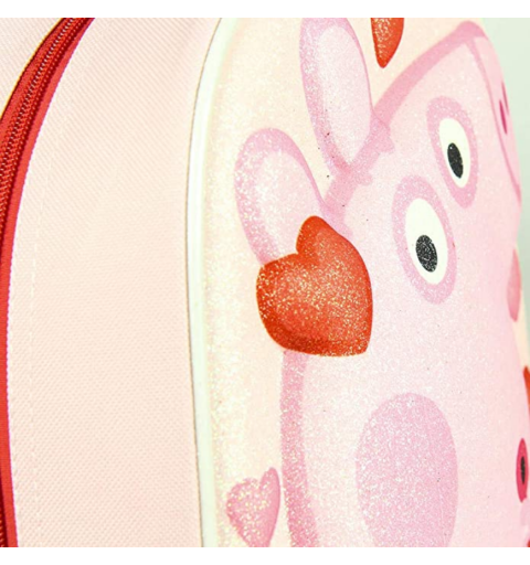SET ASILO PEPPA PIG 3D - ZAINETTO BORRACCIA E PORTA MERENDA