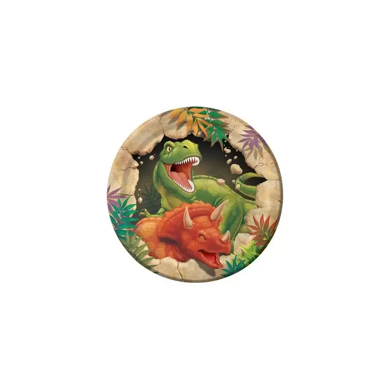 PIATTI DESSERT DINOSAURI PZ 40 