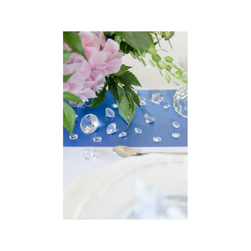 DIAMANTI DECORATIVI BIANCHI TRASPARENTI 12 MM CONFEZIONE DA 100 PZ - ADC12-099