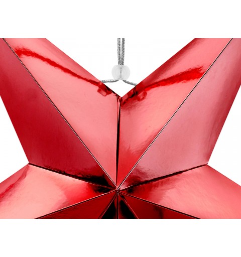 STELLA ROSSA 5 PUNTE 70 CM