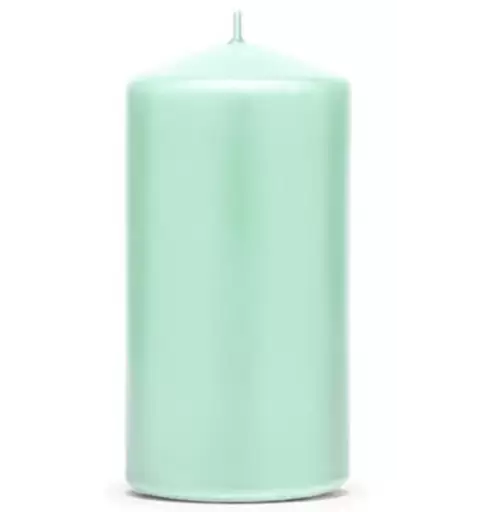 CANDELA VERDE MENTA OPACO 12 CM