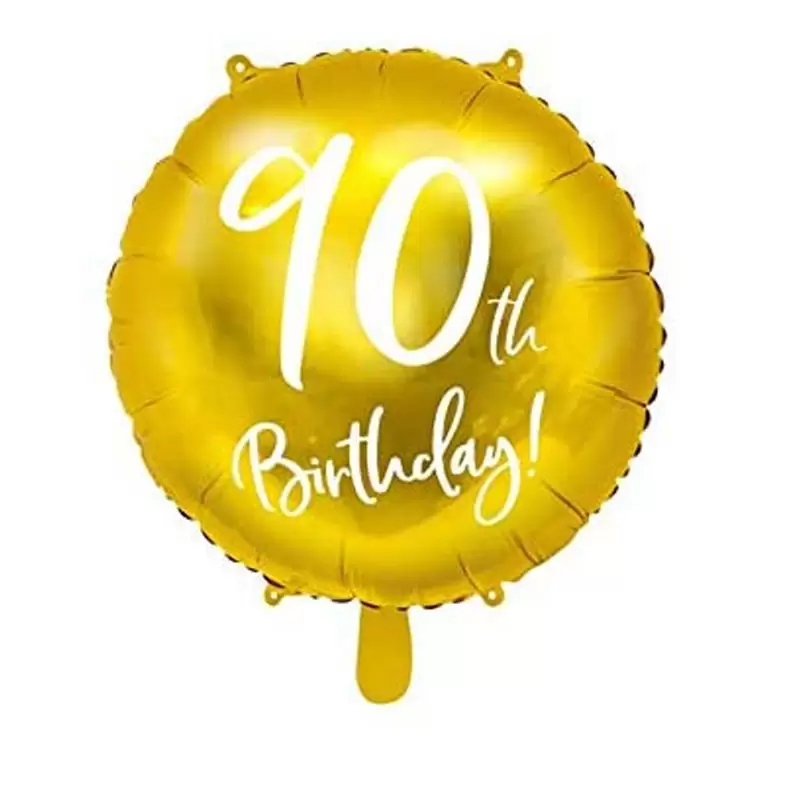 Palloncino Foil 90 Anni Oro 45 CM FB24M-90-019