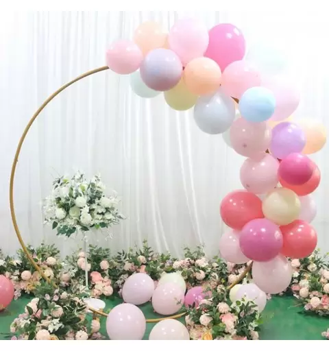 CERCHIO HULA HOOP PER DECORAZIONI 1,80 MT ORO SATINATO