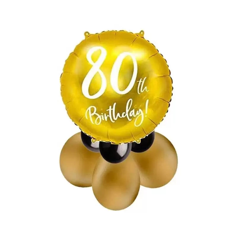 CENTROTAVOLA PALLONCINI 80 ANNI