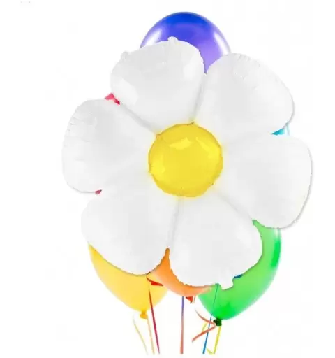 COMPOSIZIONE DI PALLONCINI MARGHERITA