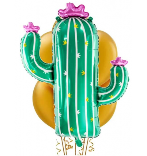 COMPOSIZIONE DI PALLONCINI CACTUS