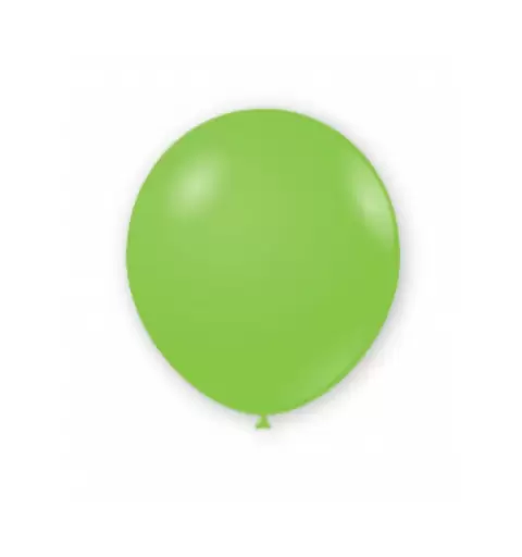 100 PALLONCINI VERDE PASTELLO A50 IN LATTICE 5 CM