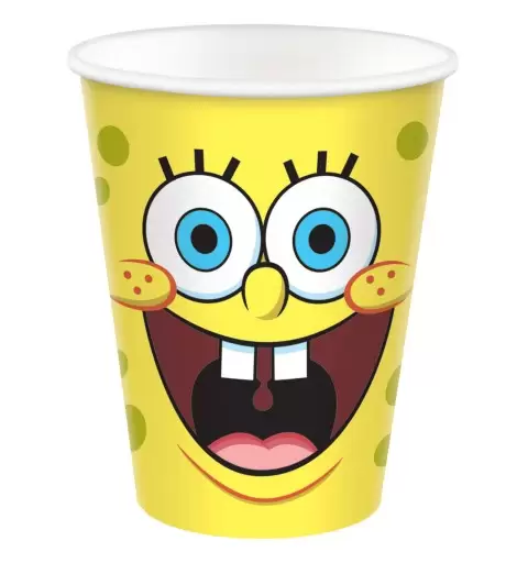 KIT N.7 SPONGEBOB CON SET MONOCOLORE GIALLO