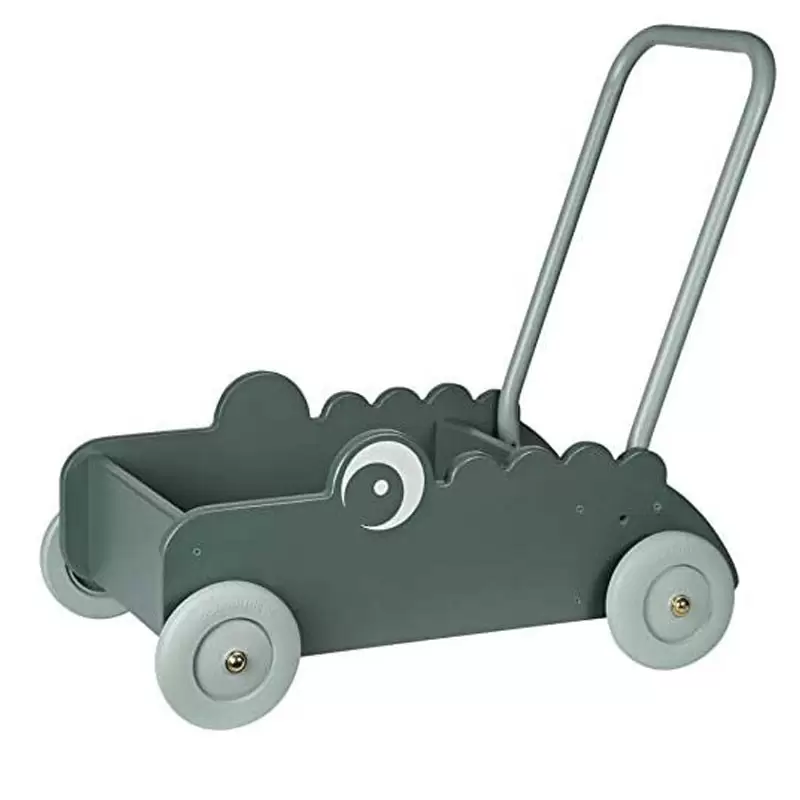 CARRELLO PORTA GIOCHI PRIMI PASSI PER BAMBINI IN LEGNO 49 X 46 X 23 CM - 4994143