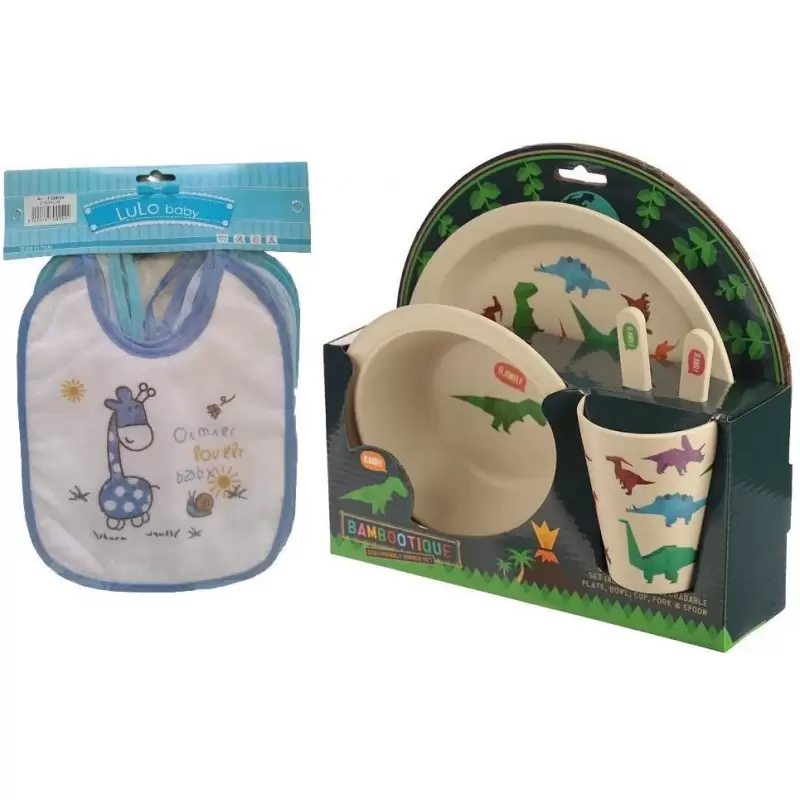 SET PAPPA DINOSAURI BAMBOO