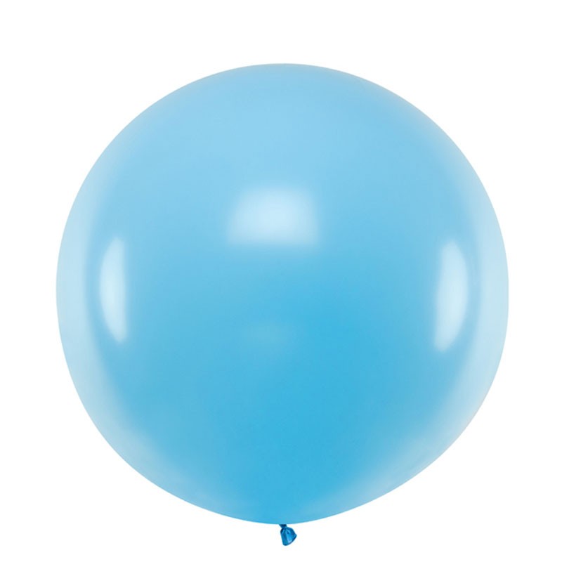 PALLONCINO ROTONDO 1 M AZZURRO PASTELLO - OLBO-003