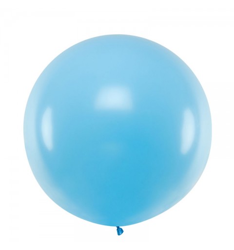 PALLONCINO ROTONDO 1 M AZZURRO PASTELLO - OLBO-003