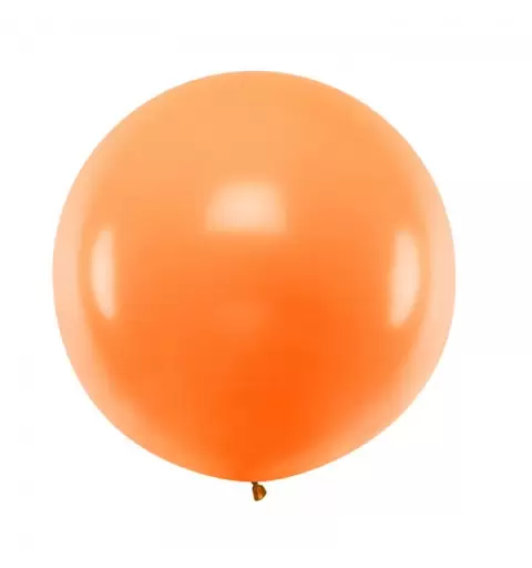 PALLONCINO ROTONDO ARANCIONE PASTELLO 1 M - OLBO-007