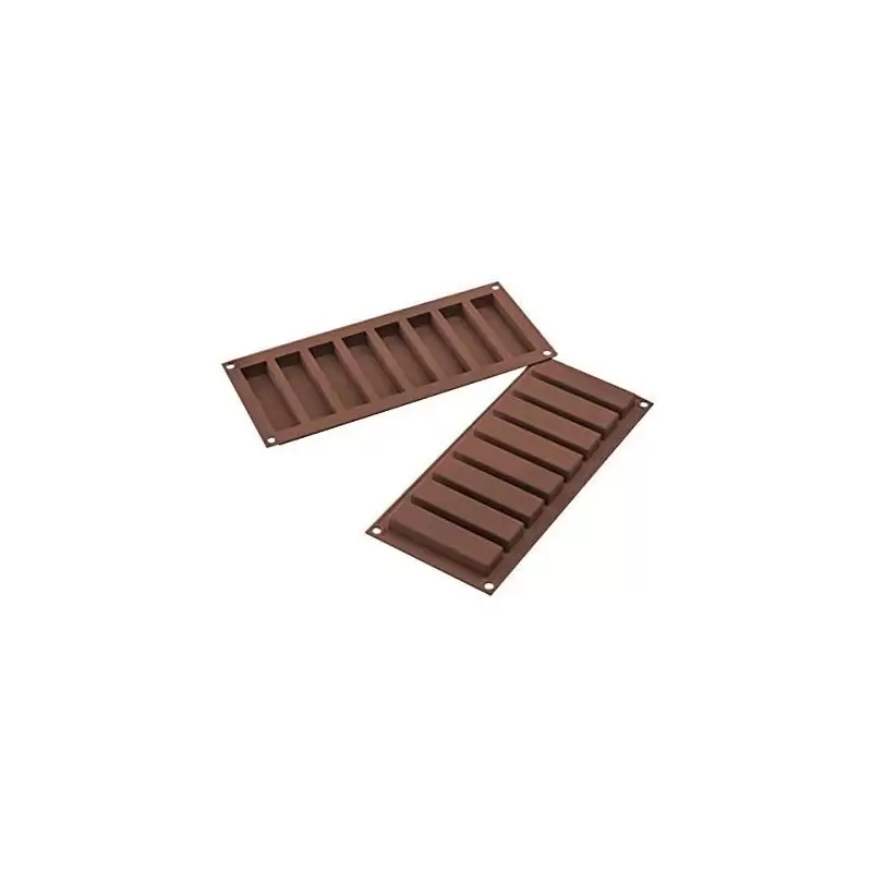 STAMPO IN SILICONE 8 BARRETTE MY SNACK 100 X 26 H 16 MM - 26.184.77.0065