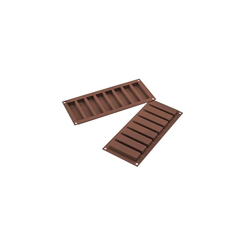 STAMPO IN SILICONE 8 BARRETTE MY SNACK 100 X 26 H 16 MM - 26.184.77.0065
