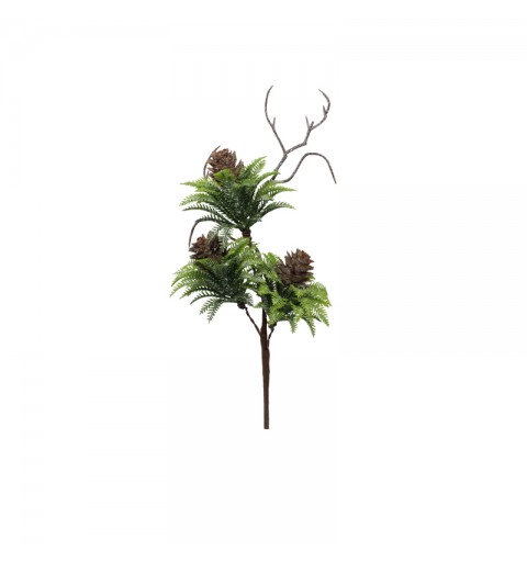 Decorazione Natalizia Ramo con pigne , 29cm con picks 4643