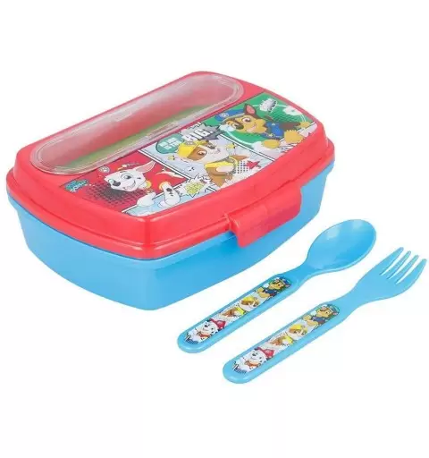 PORTA MERENDA PAW PATROL CON POSATE