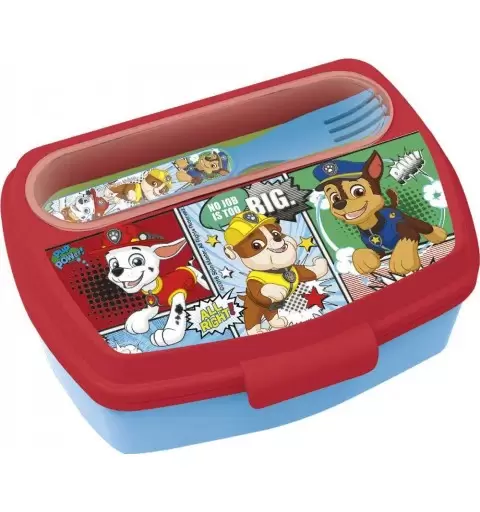 PORTA MERENDA PAW PATROL CON POSATE