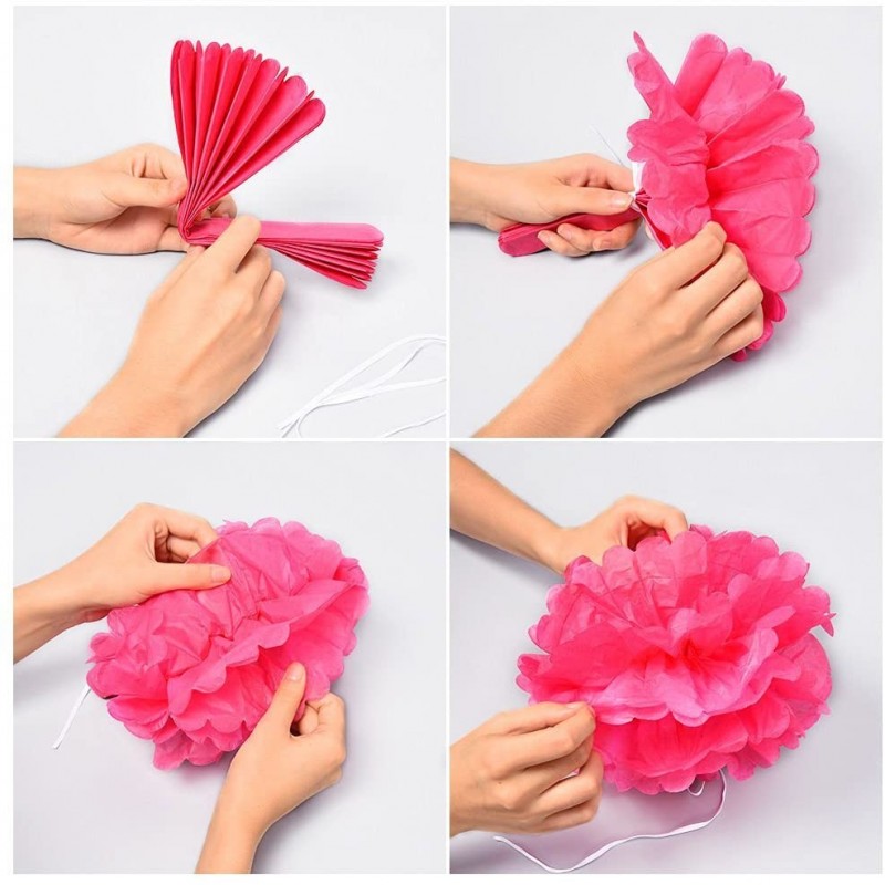 6 FLUFFY FLUCSIA E ROSA