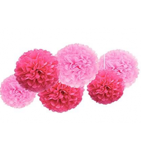 6 FLUFFY FLUCSIA E ROSA