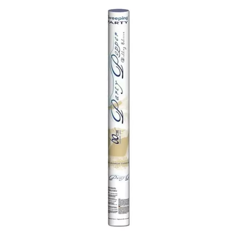 TUBO SPARACORIANDOLI BIANCHI 60 CM - 1 PZ