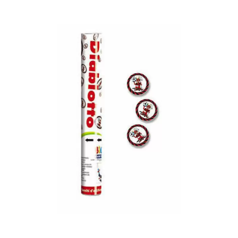 TUBO SPARACORIANDOLI DIABLOTTO MILAN - 1 PZ