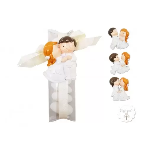 12 BOMBONIERE MATRIMONIO CON CALAMITE SPOSI E TUBI PVC