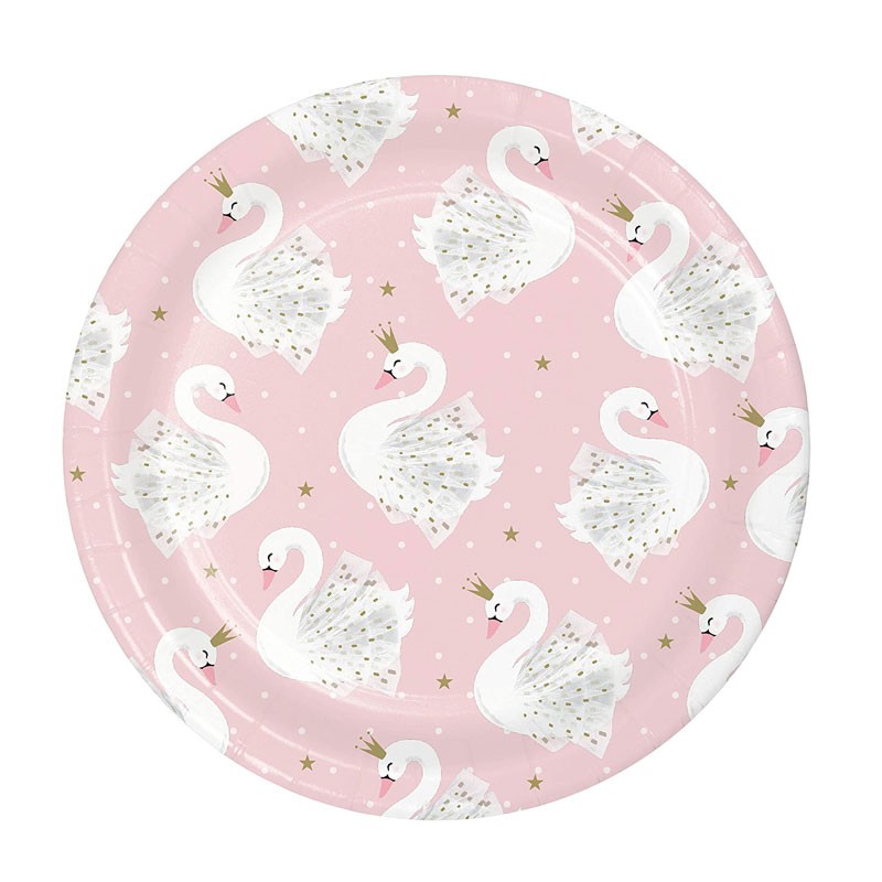 Piatti Dessert Cigno reale 18cm  8pz - 343838