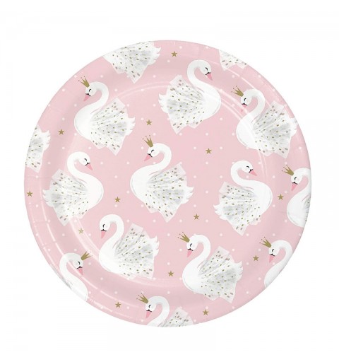 Piatti Dessert Cigno reale 18cm  8pz - 343838