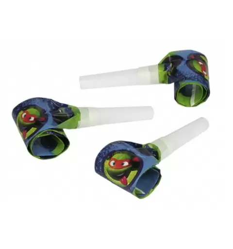 6 TROMBETTE TARTARUGHE NINJA