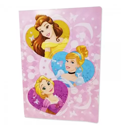 QUADERNO MAXI PRINCIPESSE DISNEY GRAFICHE ASSORTITE QUADRETTONI 10MM