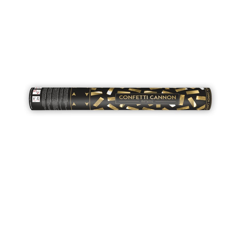 3 TUBI SPARACORIANDOLI METALLIC ORO POPPER GOLD