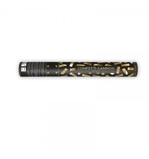 Tubi Spara coriandoli metallic oro Party popper gold TUKM40-019 40 CM