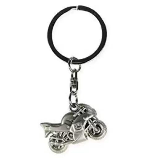 PORTACHIAVI MOTO SATINATA - 1 PZ