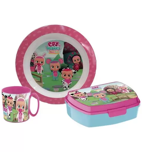 SET MERENDA CRY BABIES N.3