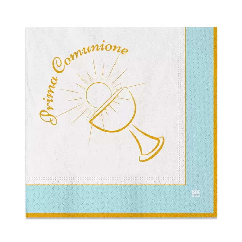 KIT N.3 COMUNIONE CHIC CELESTE