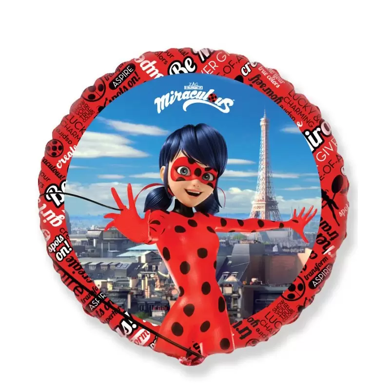 Palloncino foil ladybug Miraculus 45 cm 18\'\'  401580