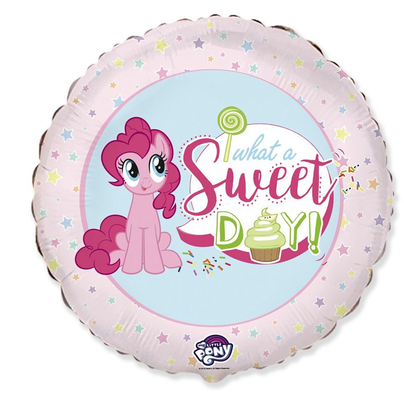 Palloncino foil my little pony sweet day 45 cm 18\'\' 401589