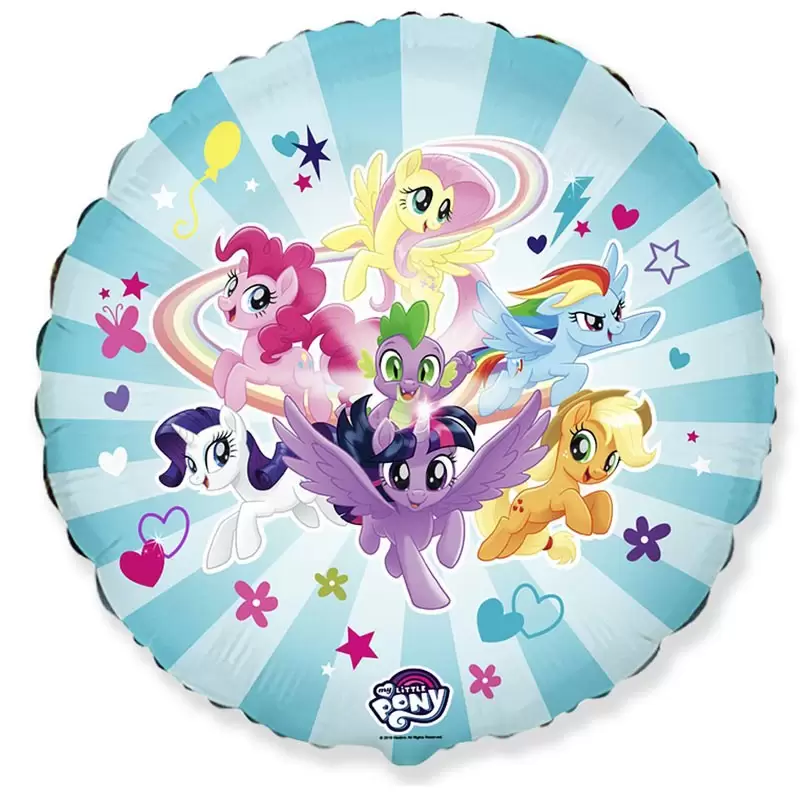 Palloncino foil my little pony team 45 cm 18\'\' 401587