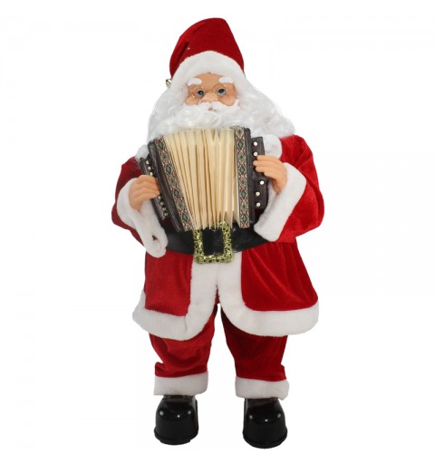 Babbo Natale con Fisarmonica - in piedi 0682