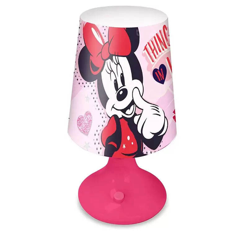 Lampada da notte per bambina Minnie rosa WD21232