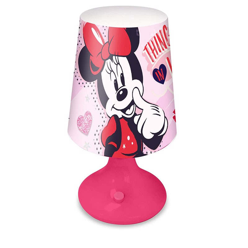 Lampada da notte per bambina Minnie rosa WD21232