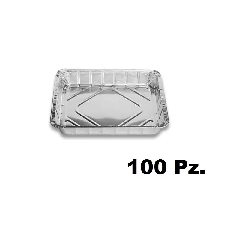 100 PZ. CONTENITORE ALLUMINIO 430 CC R1-04G