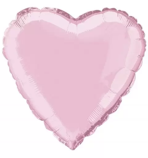 PALLONCINO FOIL CUORE ROSA