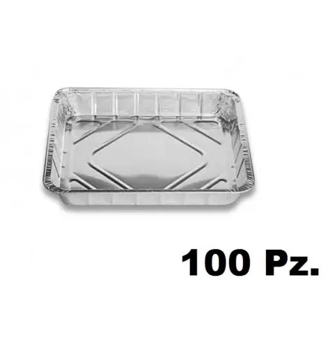 100 PZ. CONTENITORE ALLUMINIO 430 CC R1-04G