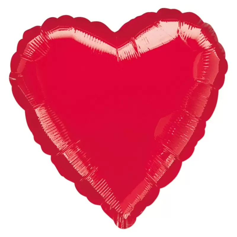 PALLONCINO FOIL CUORE ROSSO