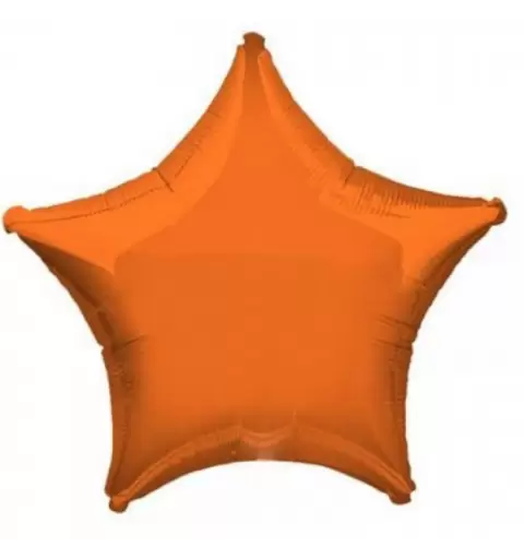 PALLONCINO FOIL STELLA ARANCIONE
