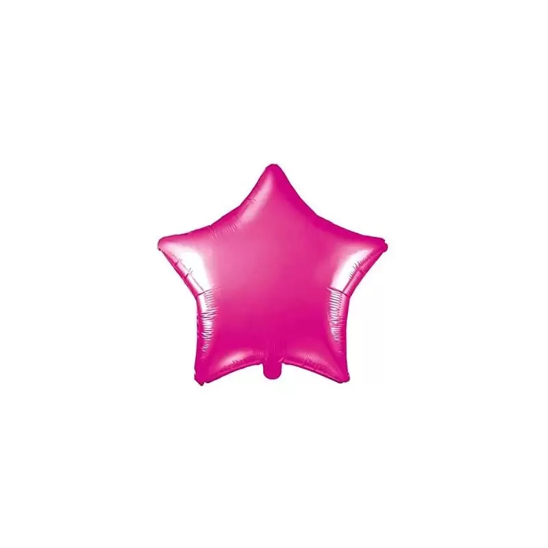 PALLONCINO FOIL STELLA MAGENTA