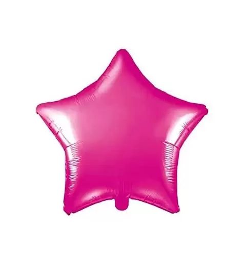 PALLONCINO FOIL STELLA MAGENTA