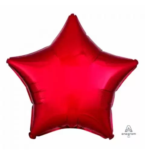 PALLONCINO FOIL STELLA ROSSO